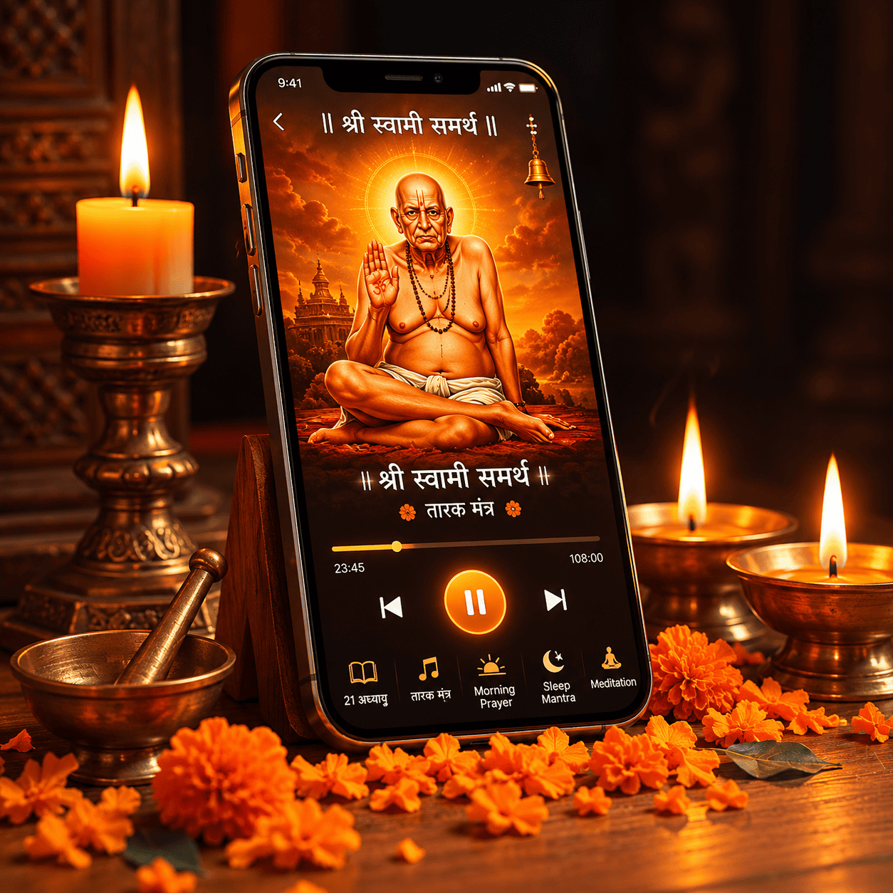 मोबाईलवर स्वामी साधना